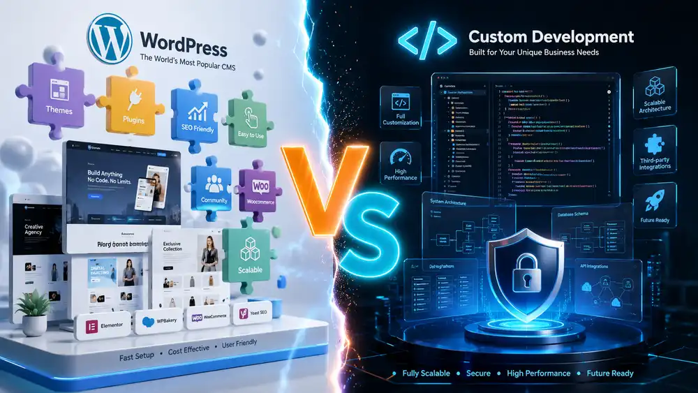 WordPress vs. Custom Development: Which Is Better for Your Business?