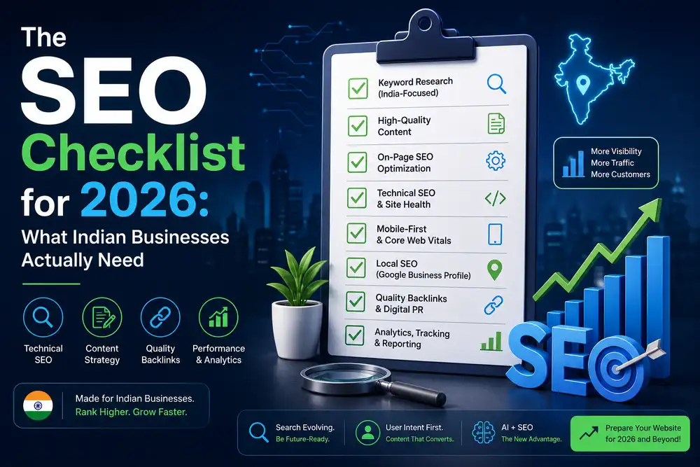 The SEO Checklist for 2026: What Indian Businesses Actually Need